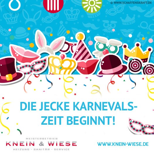 Die jecke Karnevalszeit beginnt!