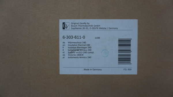 Bosch Wärmeschutz 240 63036110