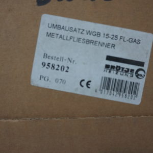Brötje Umbausatz WGB 15-25 FL-GAS Metallfliesbrenner 958202 Brötje Umbausatz WGB 15-25 FL-GAS Metallfliesbrenner 958202