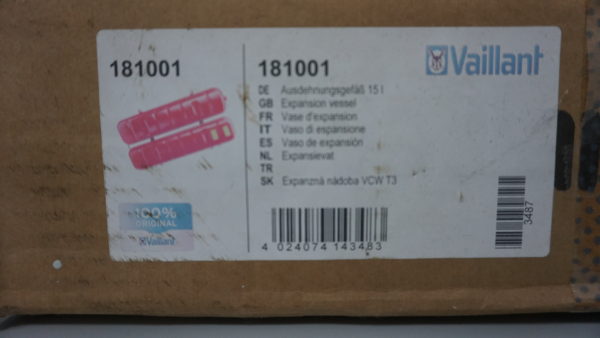 Vaillant Ausdehnungsgefäß (15 Liter) 181001