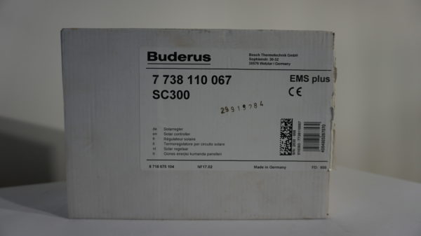 Buderus Solarregler 773811067