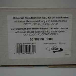 Sanit universal Ablaufarmatur INEO für UP-Spülkasten 03982000000