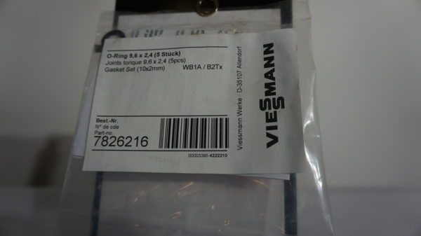 Viessmann O-Ring, 9,6 x 2,4 (5 Stück), 7826216