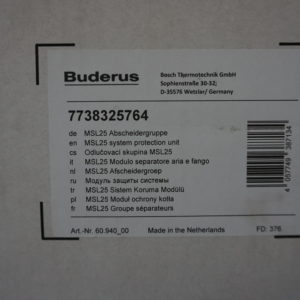 Buderus Abscheidergruppe MSL25 Magnetit-, Schlamm- und Luftabscheider 7738325764