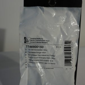 Bosch Federstecker Wärmetauscher Rücklauf 7746900150