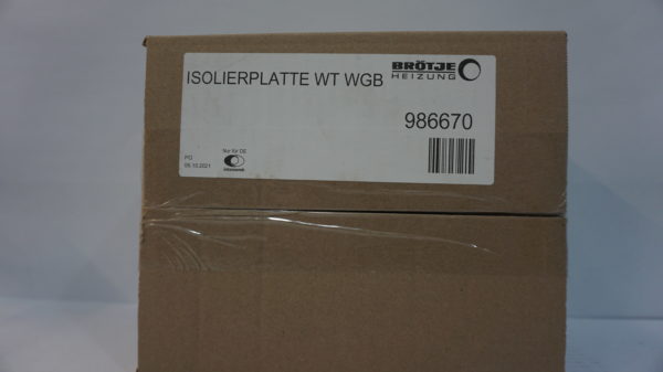 Brötje Isolierplatte Wärmetauscher WGB 986670