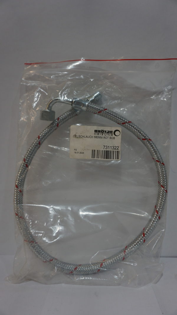 Brötje Ölschlauch, 680mm, rot, BOB, 7311322