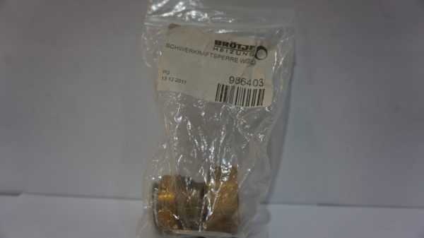 Brötje Schwerkraftsperre WGB 2 986403