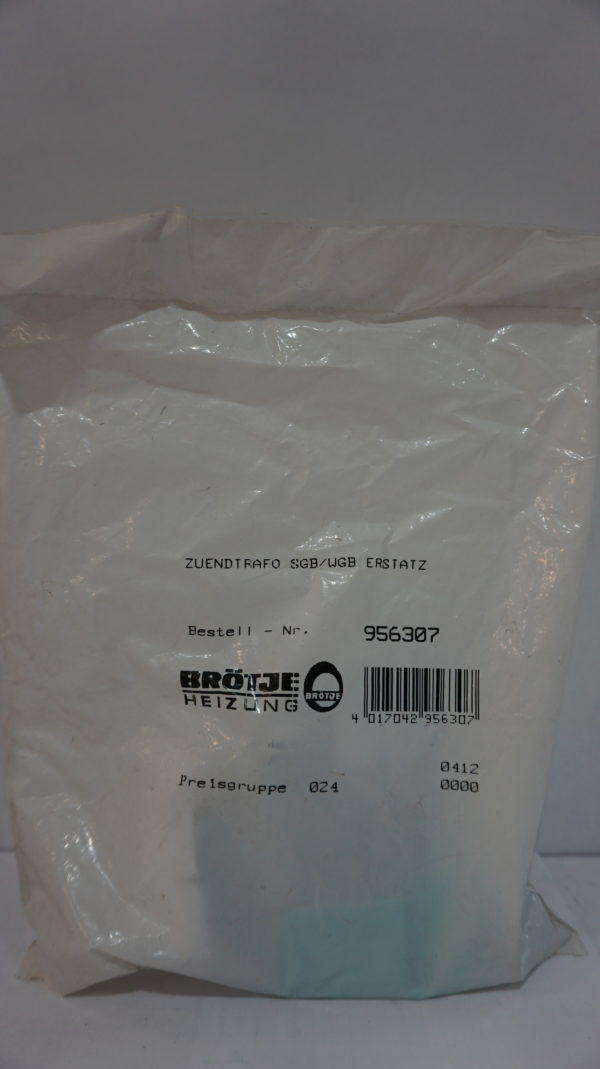 Brötje Zündtrafo SGB/WGB Ersatz 956307