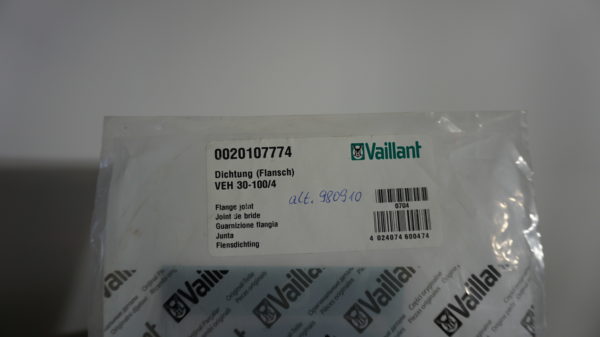 Vaillant Dichtung (Flansch), VEH 30-100/4, 0020107774
