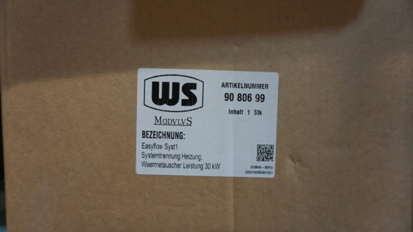 Weimann und Schanz Easyflow Systemtrennung Heizung 9080699