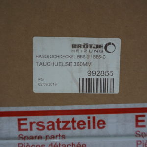 Brötje Handlochdeckel BBS-2 / BBS-C, Tauchhülse 360mm, 992855