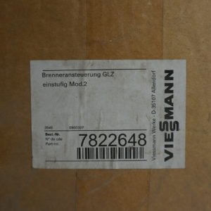 Viessmann Brenneransteuerung GLZ eintsufig Modell 2 7822648